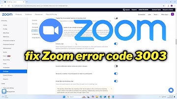 How to fix Zoom error code 3003 in Windows 10/11