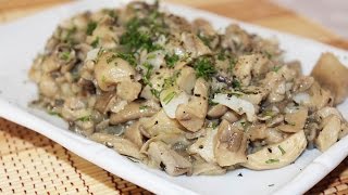 Жареные вешенки. Как пожарить вешенки с луком?