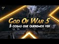 God of War 5: Cinco cosas que queremos ver