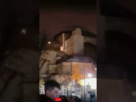 اذان العشاء بالجامع الأزرق اسطنبول