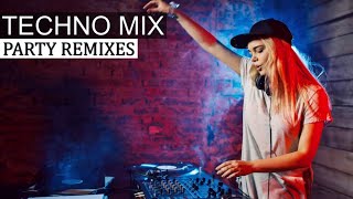 TECHNO PARTY MIX - Best Remixes Of Popular Songs | Bigroom Techno Music
