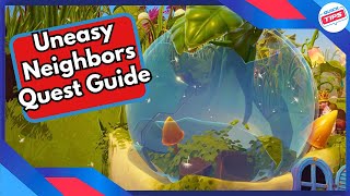 Uneasy Neighbors Quest Guide in Disney Dreamlight Valley