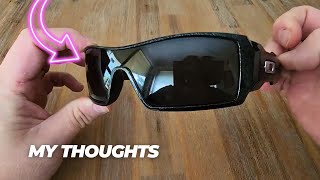 Oakley Men's Oo9081 Oil Rig Rectangular Sunglasses