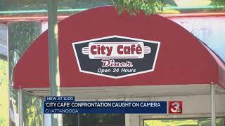 'City Cafe' controversy caught on camera