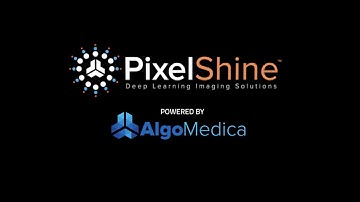 Breakthrough Machine Learning CT Image Reconstruction - PixelShine by Algomedica Overview