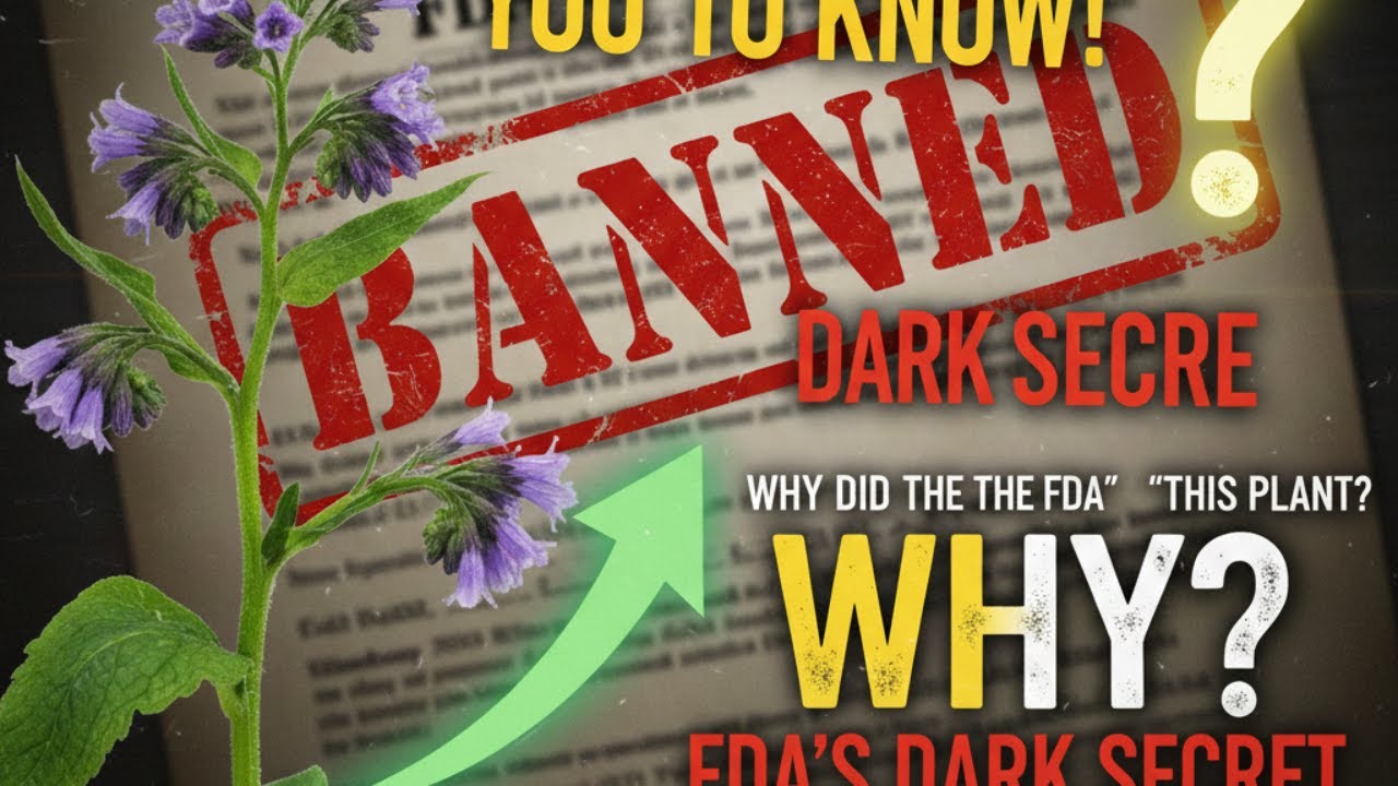 Why Did the FDA "Ban" This Plant? (The Comfrey Conspiracy)