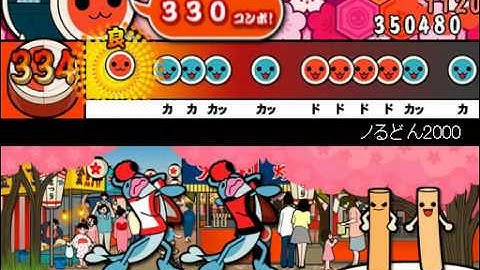 【太鼓さん次郎】ノるどん2000【創作譜面】