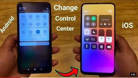 Change Your Phone Control Center Android to iOS 14 !! Change All Mobile Control Center 2022