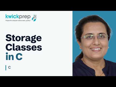 Scope, Lifetime & Storage Classes in C: auto, static, extern