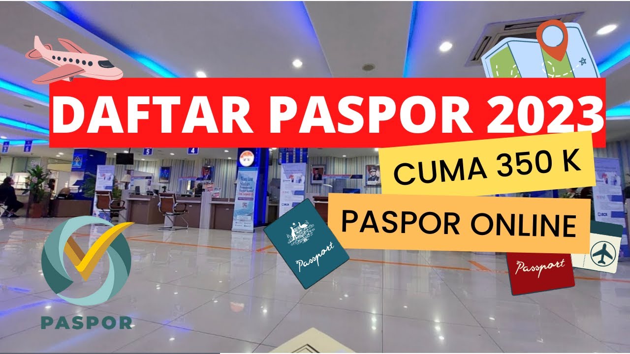 CARA BUAT PASPOR BARU M-PASPOR 2023 BERLAKU 10 TAHUN CUMA 350 RB | TIPS