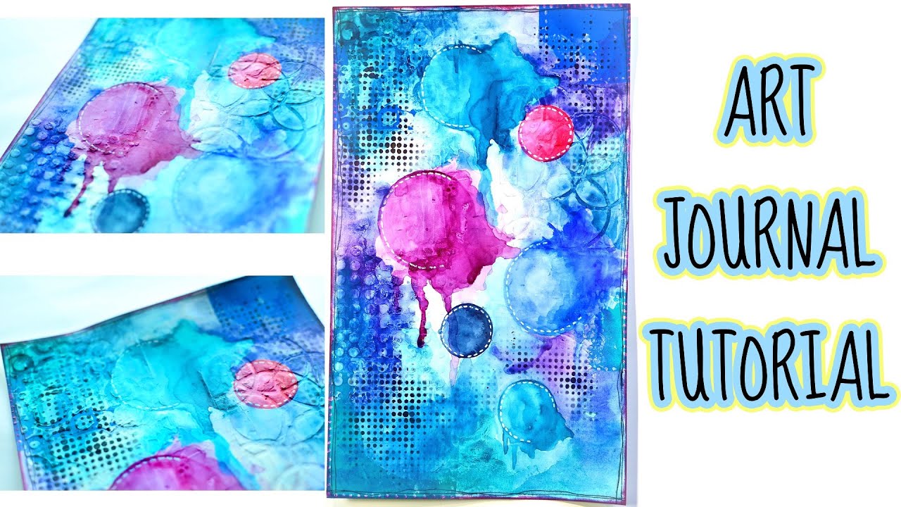 LOVE OF SHAPES (2) Art Journal Tutorial ♫ YouTube