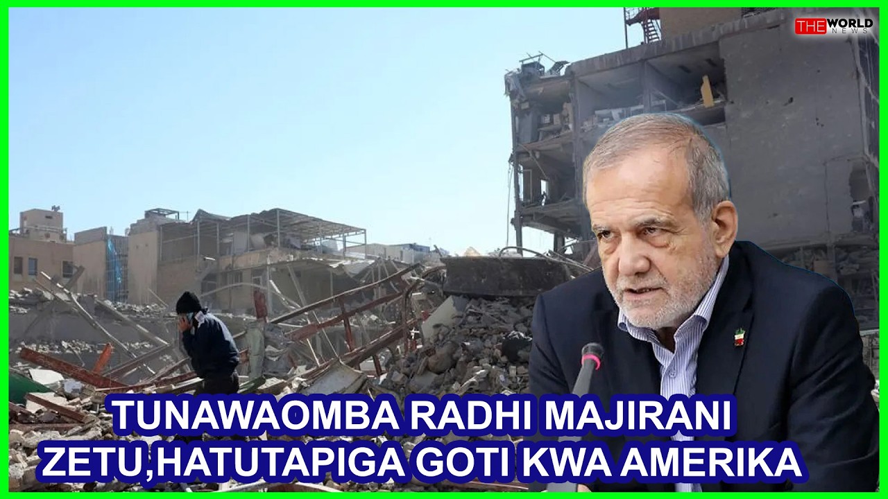 RAIS WA IRAN AZIOMBA RADHI NCHI ZA GHUBA KWA KUZISHAMBULIA/AGOMA KUIPIGIA MAGOTI MAREKANI