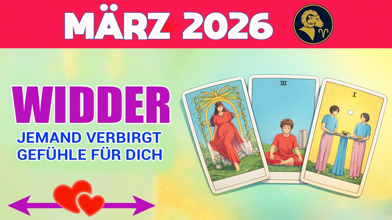 Widder ☀️ Jemand Verbirgt Gefühle Für Dich. ☀️