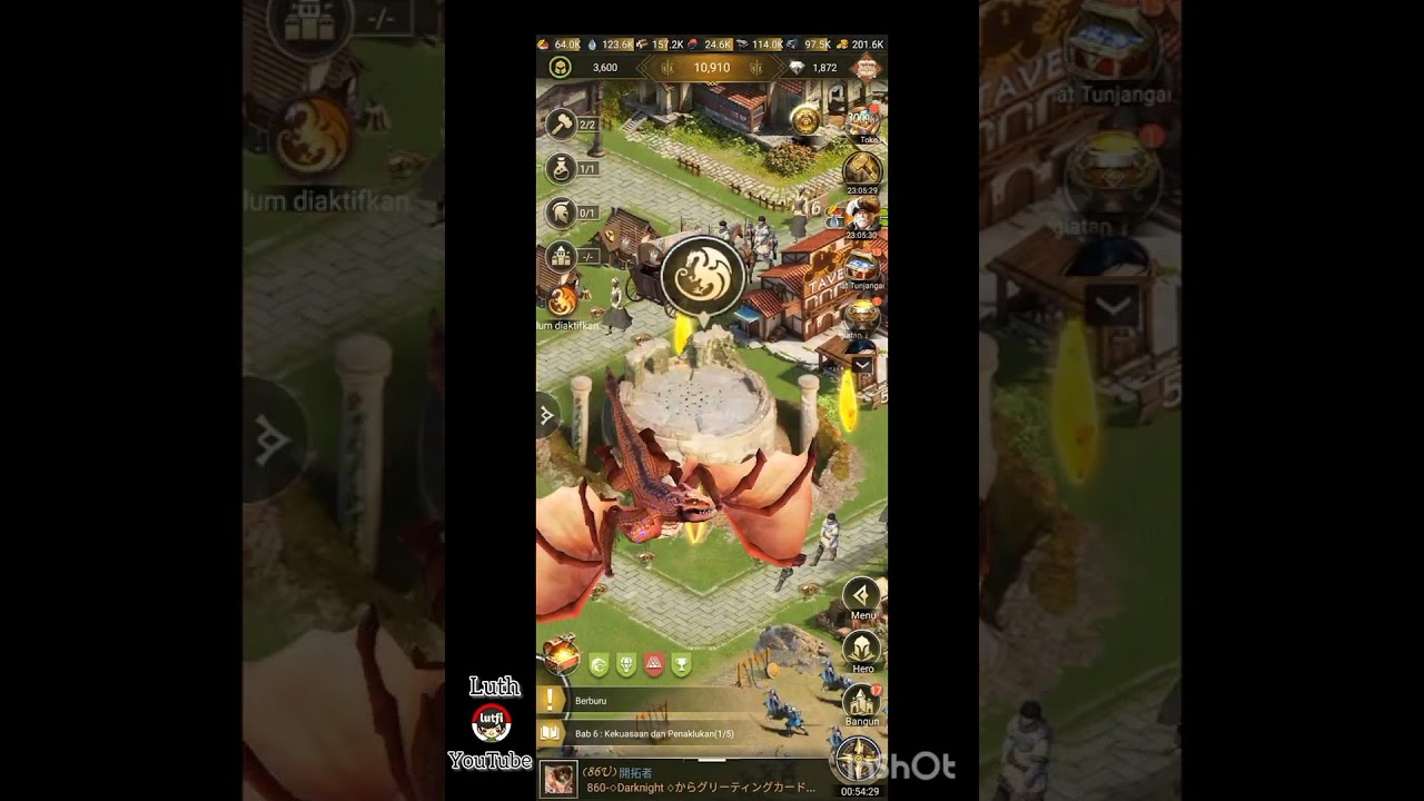 Bermain game Rise Of Castles