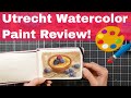 Not Sure What I Think About These // Utrecht Watercolor Review