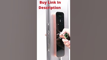 Waterproof Fingerprint Door Lock #shorts #ytshorts