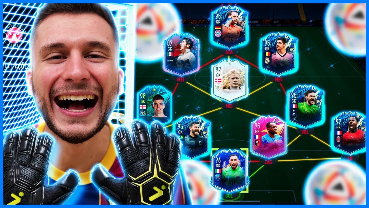 MONTEI UM TIME SÓ COM GOLEIROS PARA JOGAR A WL!! 🔥🔥 FIFA 22 - ULTIMATE TEAM