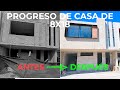 PROGRESO DE CASA DE 8X18 MTS EN 2 MESES! 😱🏡| OBRAS AJENAS