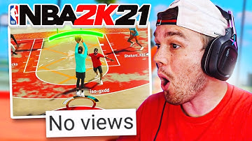 USING BEST JUMPSHOTS FROM VIDEOS w/ NO VIEWS... INSANE RESULTS! nba 2k21 current gen