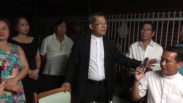 Linh mục Nguyễn Duy Tân gặp gỡ đức giám mục Nguyễn Văn Long nói về CSVN