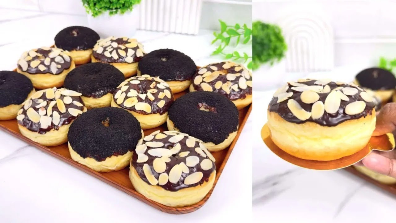 PAKAI CARA INI BIKIN DONAT TANPA MIXER, TAKARAN SENDOK HASILNYA SELEMBUT INI & BERWHITE RING TINGGI