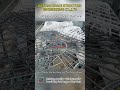 ETFE commercial cushions with PTFEmesh project #architecture #construction #tensile #etfe #membrane