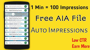 Auto Impressions AIA File | No CTR Problem | Free AIA