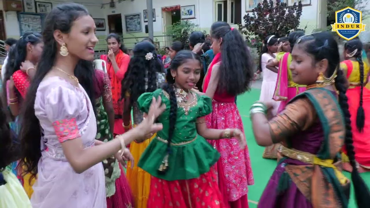 Indur High School Bathukamma Celebrations 2023