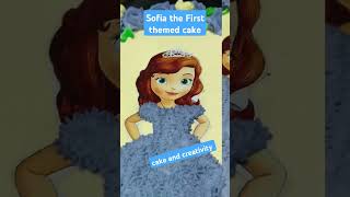 Sofia the First themed cake #music #phonkmusic #audio #edm #song #cake #cakeseries #birthdaycake