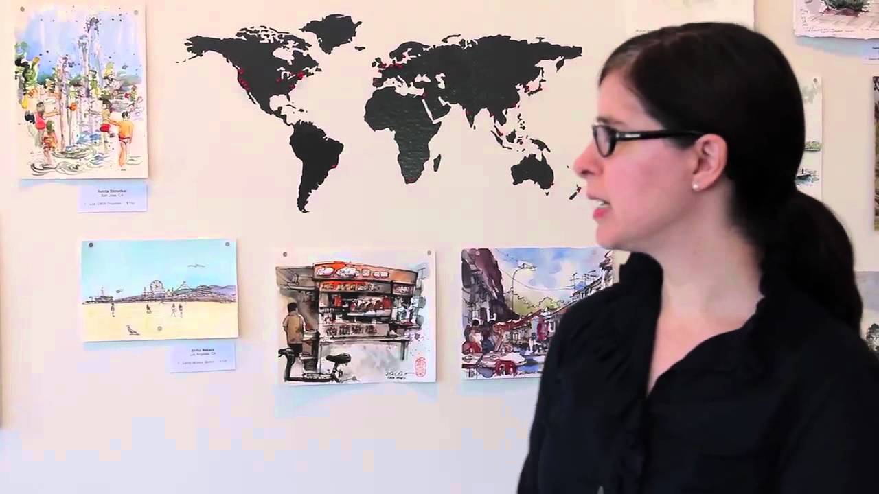 dth live tv apk Urban Sketchers art exhibit at Ackland Art Museum Store