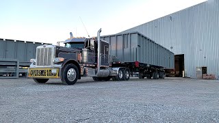 Peterbilt 389 Glider Kit Hauls 16ft Wide Load!