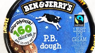 Ben & Jerrys Moophoria P.B. Dough light ice cream: REVIEW ENG/DE