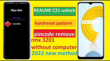 How to Hard reset Realme C21 C21Y C20 & Unlock Pattern 100% working process.