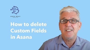 How to delete custom fields in Asana