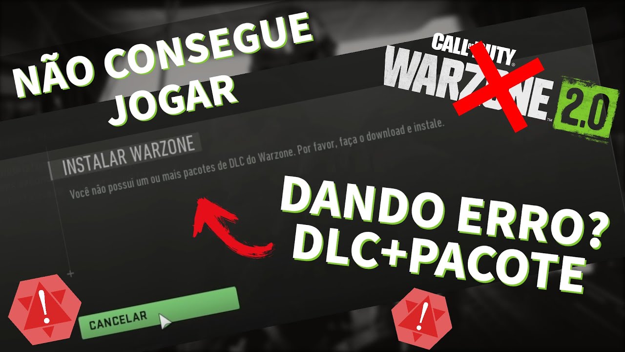 WARZONE 2 - ERRO DE DLC + ERRO DE PACOTE ! ( NÃO QUER FUNCIONAR ) 