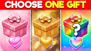 Choose Your Gift  Pink  Gold Or  Mystery Gift