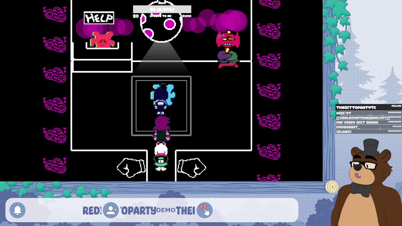 Deltarune HARD BOSS RUSH Challenge - Deltarune - Weebbear LIVE