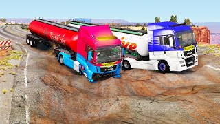 Trucks vs Potholes #5 | BeamNG.DRIVE