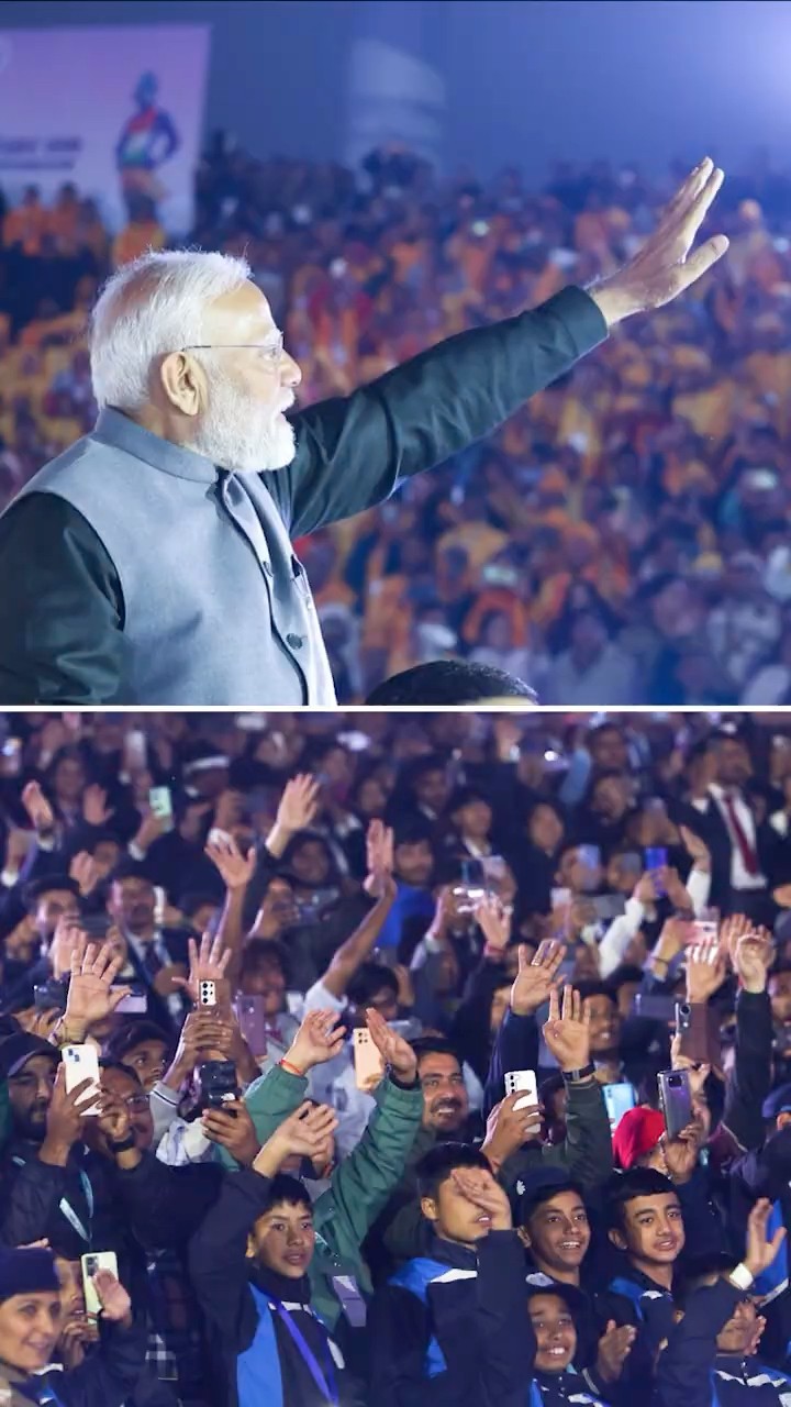 PM Modi attends the inauguration ceremony of 38th National Games in Dehradun | #shorts