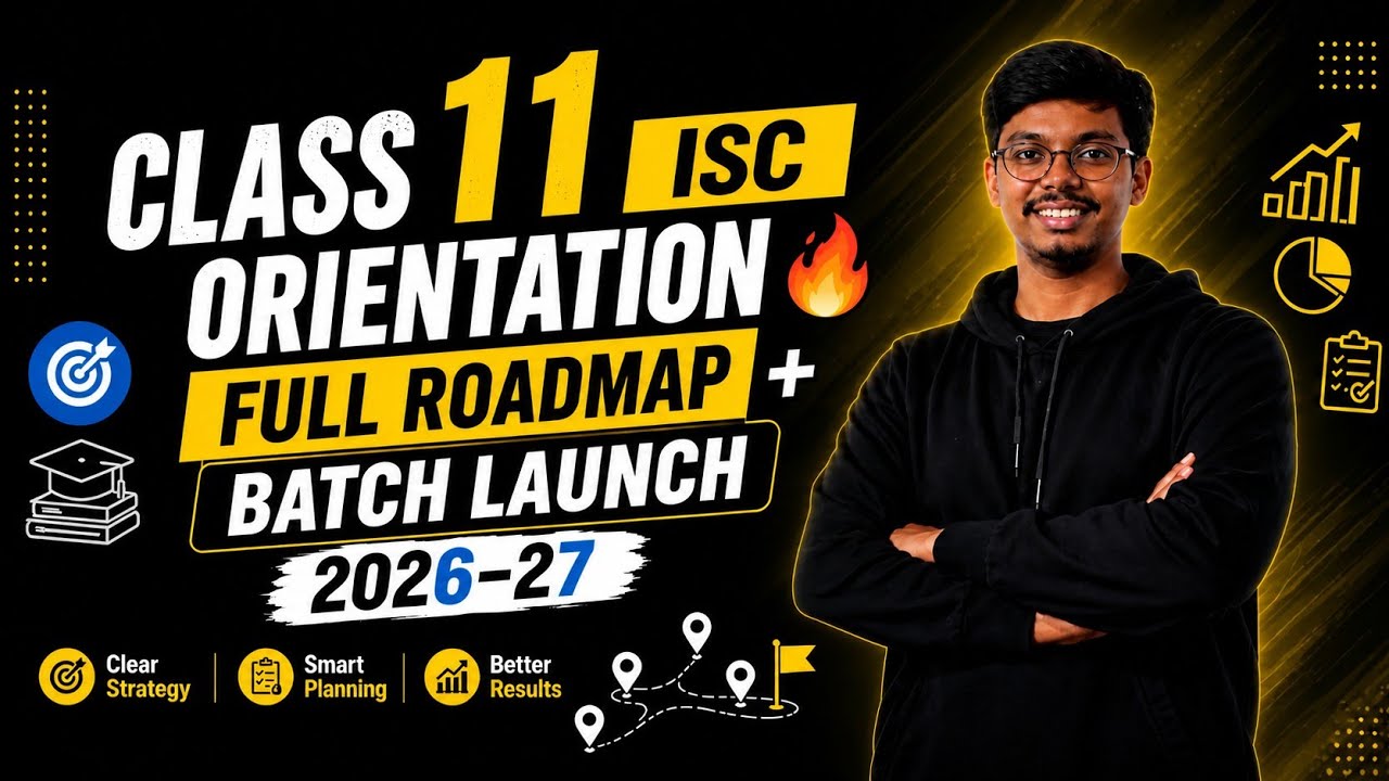 Isc Launch Note Class 11 ISC Orientation 🔥 | Full Roadmap + Batch Launch 2026–27 - YouTube