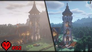 ENCHANTING TOWER and ANIMALS PEN  |  Minecraft 1.19 Hardcore Survival Lets Play Episode 2