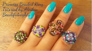 Princess Beaded Ring Tutorial