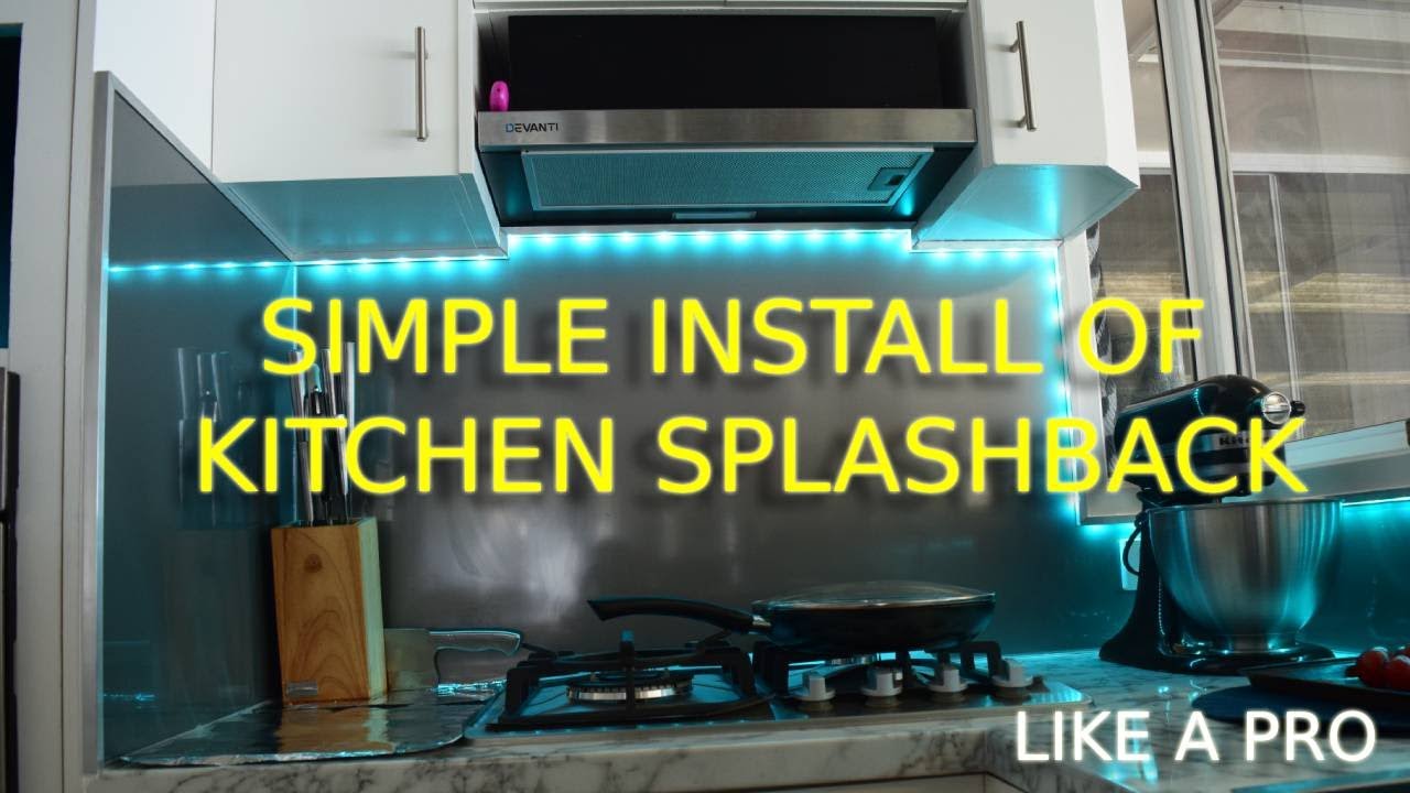 How to install aluminium Kitchen Splashback like a pro | Simple Renovation Tips