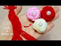 Super Easy Woolen Flower Making - Hand Embroidery Amazing Trick - Wool Thread Design - Woolen Rose