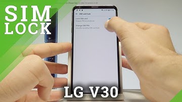How to Set Up SIM Lock on LG V30 - Activate PIN / Change PIN Protection |HardReset.Info