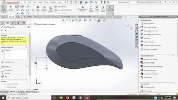 3d modeling tutorial videos #7: How To design a Chopper Bike Fuel tank using solidworks