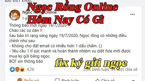 Fix Ký Gửi Ngọc | Ngọc Rồng Online | s3smoker3s