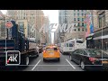 Driving Downtown 6th Avenue 4K &quot;Avenue of the Americas&quot; - New York City, New York