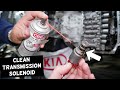 HOW TO CLEAN TRANSMISSION SOLENOID ON KIA OPTIMA FORTE SORENTO SPORTAGE SOUL RIO, NOT SHIFTING