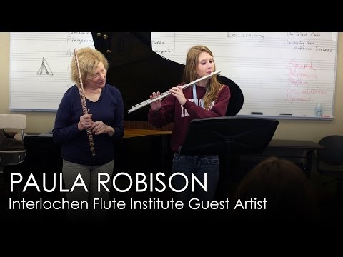 Paula Robison: Guest Flute Instructor